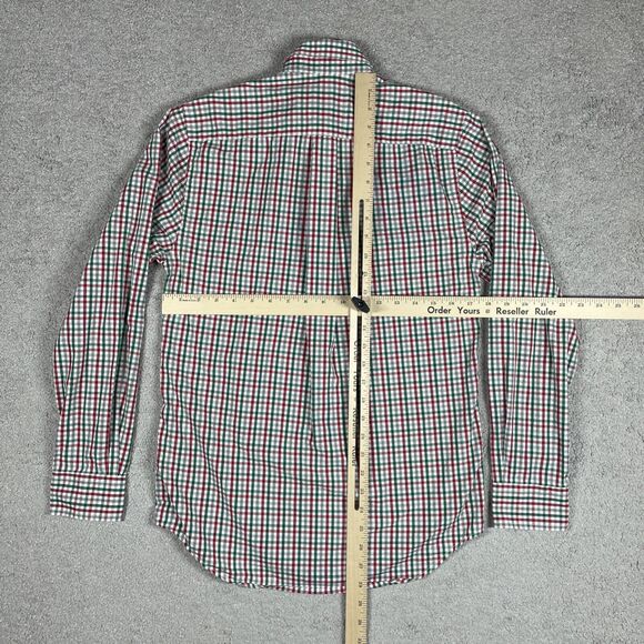 Vineyard Vines Button Down Shirt Mens Extra Small Slim Fit Christmas Whale - Picture 7 of 11